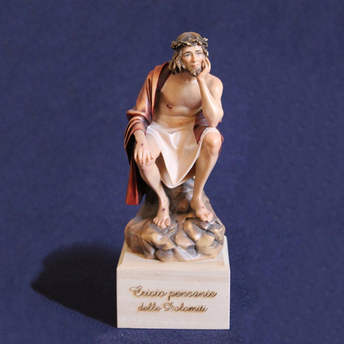 scultura Cristo Pensante Delle Dolomiti