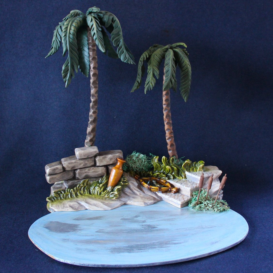 Complemento presepe Oasi in legno
